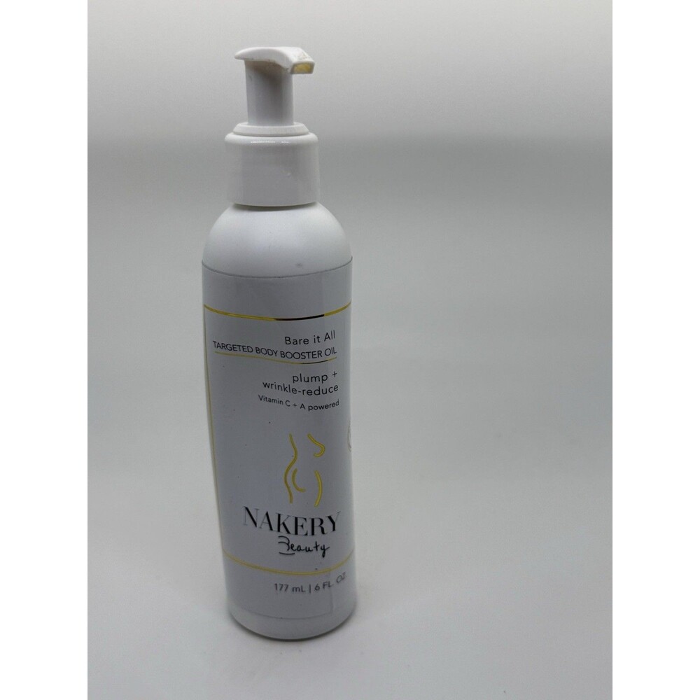 Nakery Beauty Bare It All Targeted Body Booster Oil 6FlOz / 177mL NEW Not Sealed
